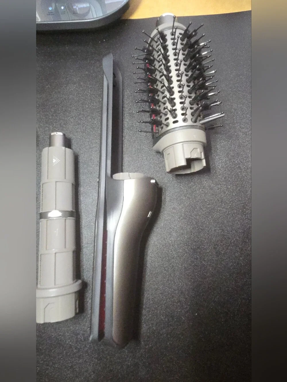 Shark Gray Hair Styling Attachment - Replacement Tools & Carry Case (NO CORD)